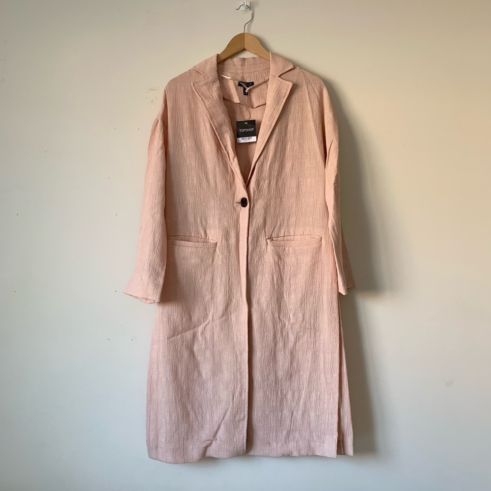 NWT TOPSHOP | Long blazer jacket